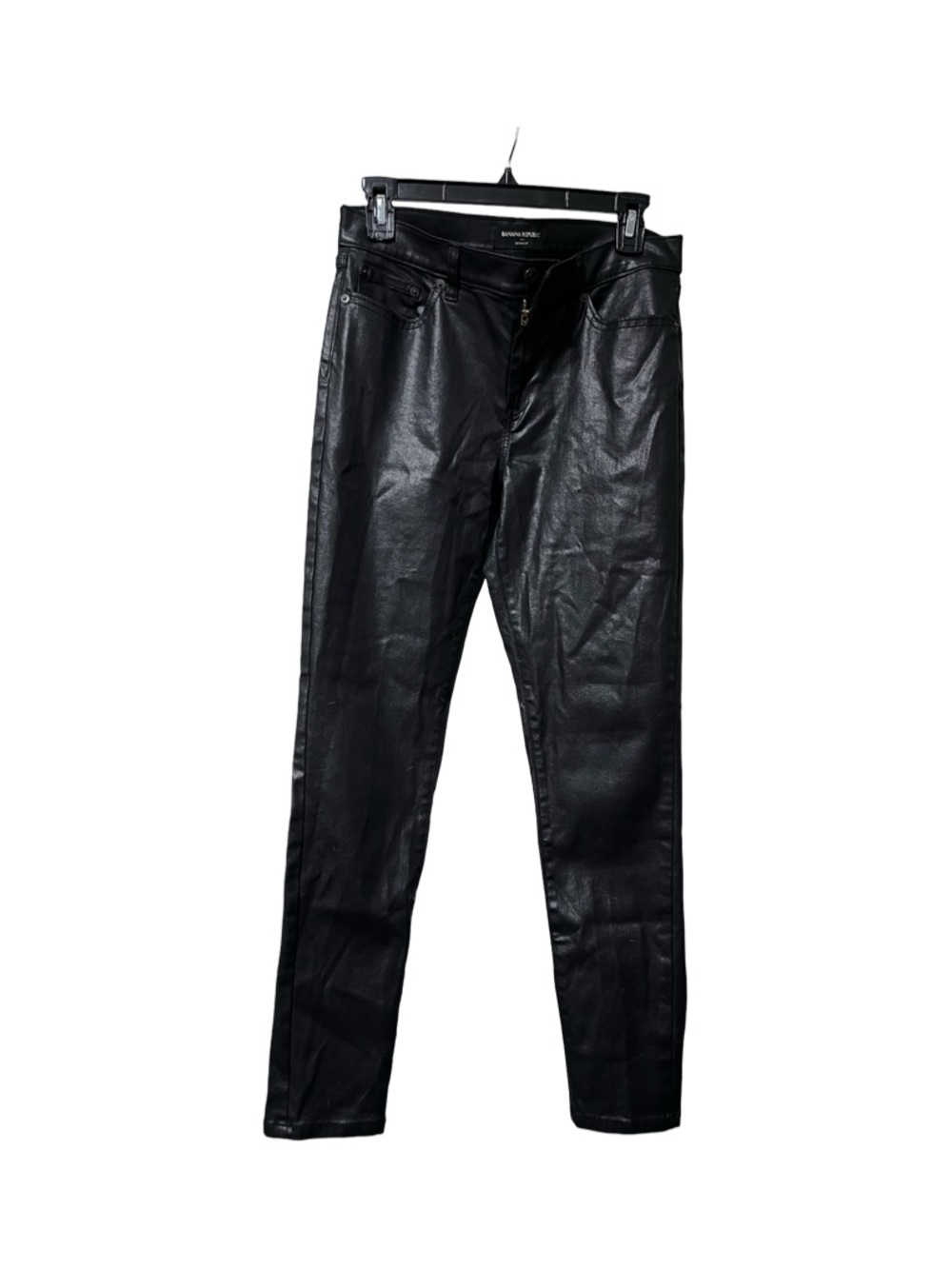 Banana Republic Faux Leather Skinny Pants - Black - Picture 1 of 2